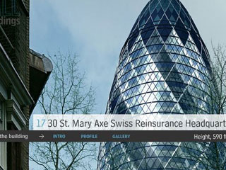 St. Mary Axe Swiss Reinsurance Headquarters, London, England